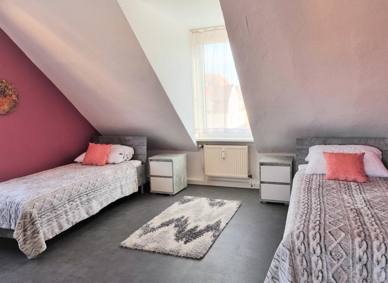 Apartment Bayreuth, Grosse Ferienwohnung Im Haus Mit Kunst, 3 Schlafzimmer, Kueche, Parkplatz Buitenkant foto