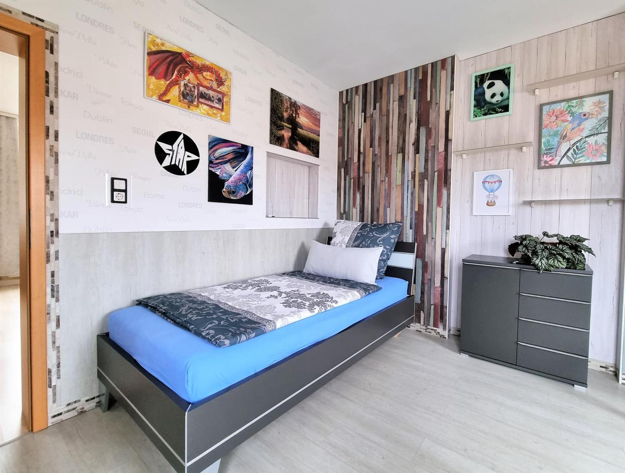 Apartment Bayreuth, Grosse Ferienwohnung Im Haus Mit Kunst, 3 Schlafzimmer, Kueche, Parkplatz Buitenkant foto